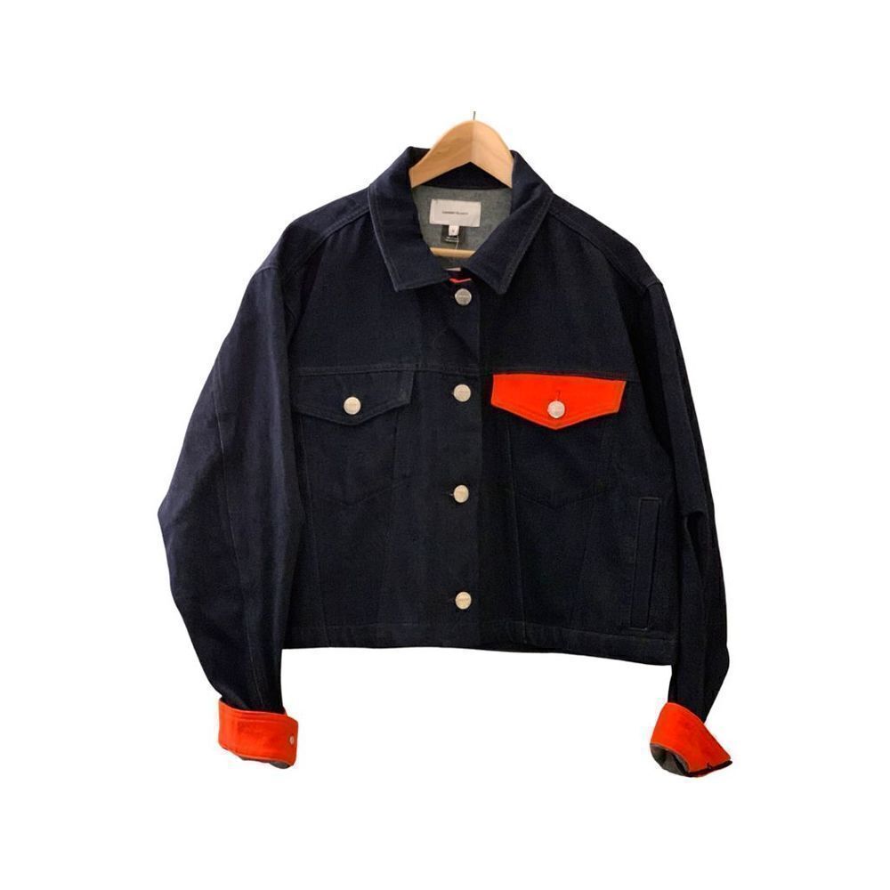 Current/ Elliott Collin Cropped Denim Jean Jacket